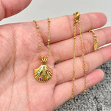 Scallop Charm Necklace