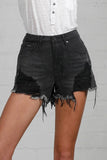 Abby High Rise Shorts (Black)