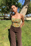 Sunflower Corset Top