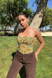 Sunflower Corset Top