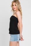 Full Length Double Lined Tube Top (Black)