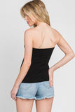 Full Length Double Lined Tube Top (Black)