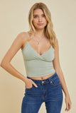 Criss Cross Tank Top (Sage)