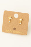 North Star Earrings (Gold)