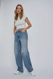 Low Waisted Wide Leg Jeans