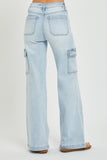 High Rise Cargo Jeans