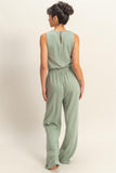 Stevie Jumpsuit(Sage Green)