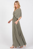 Kimberly Maxi Dress (Olive)