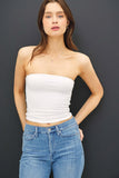 Double Lined Cropped Tube Top