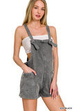 Go Getter Overall Romper (Ash Black)