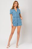 Penny Denim Romper