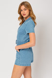 Penny Denim Romper