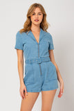 Penny Denim Romper