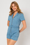 Penny Denim Romper