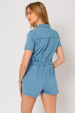 Penny Denim Romper