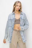 Oversized Denim Shirt