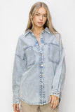 Oversized Denim Shirt