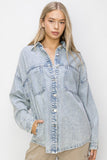 Oversized Denim Shirt