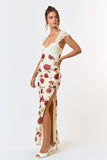 Gwenyth Floral Maxi Dress (Off White)