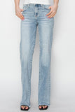 High Rise Long Straight Jeans