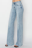 High Rise Long Straight Jeans