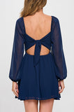 Hazel Dress (Navy)