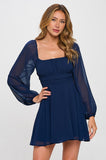 Hazel Dress (Navy)