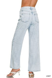 Straight Leg High Rise Jeans