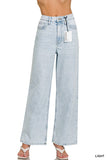 Straight Leg High Rise Jeans