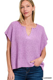 Billie Knit Top (Lavender)