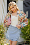 Becka Floral Cropped Jacket