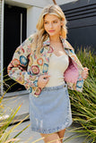 Becka Floral Cropped Jacket