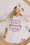 USA Drinking Team Graphic Tee