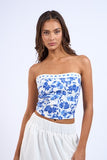 Suki Lace Trim Tube Top