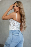 Sweetheart Lace Bustier (White)