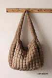 Quilted Oversized Bag (Ash Mocha)