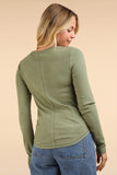 Maggie Henley Top (Olive)