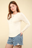 Maggie Henley Top (Cream)