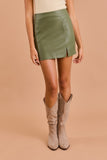 Gentry Mini Skirt (Olive)