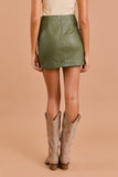 Gentry Mini Skirt (Olive)