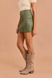 Gentry Mini Skirt (Olive)