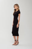 All My Love Midi Dress (Black)