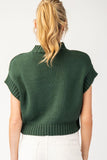 Millie Mock Neck Sweater (Emerald)