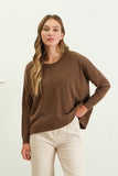 Eddie Lightweight Sweater (Brown)