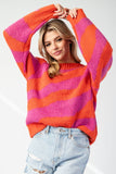 Wavy Stripe Sweater