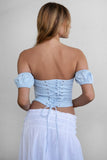 Ariel Corset Top (Blue)