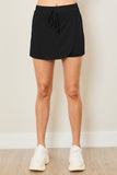 Terry Front Tie Skort