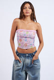 Emmie Lace Trim Tube Top