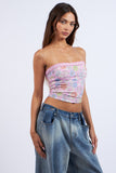 Emmie Lace Trim Tube Top