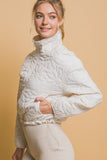 Floral Quilted Jacket (Ivory)